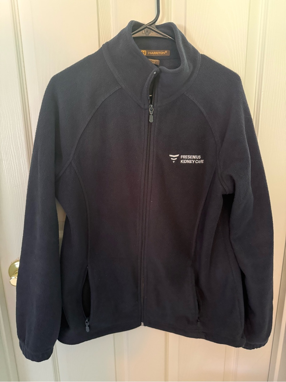 Fresenius Kidney Care Navy Full-Zip Fleece Jacket